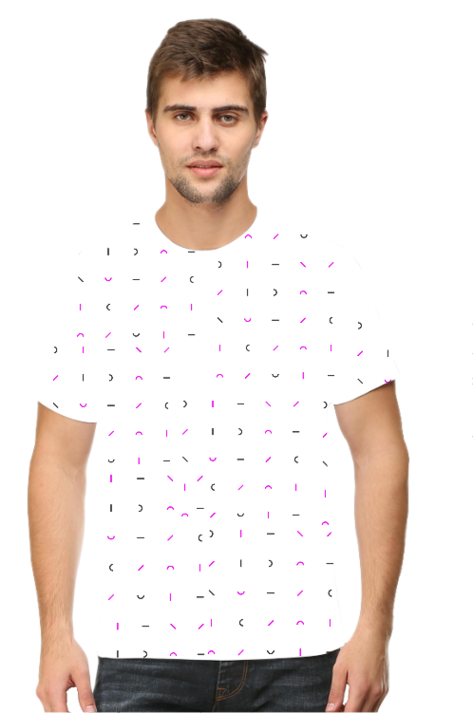 Men Graphic T-Shirt - ALL OVER PRINT