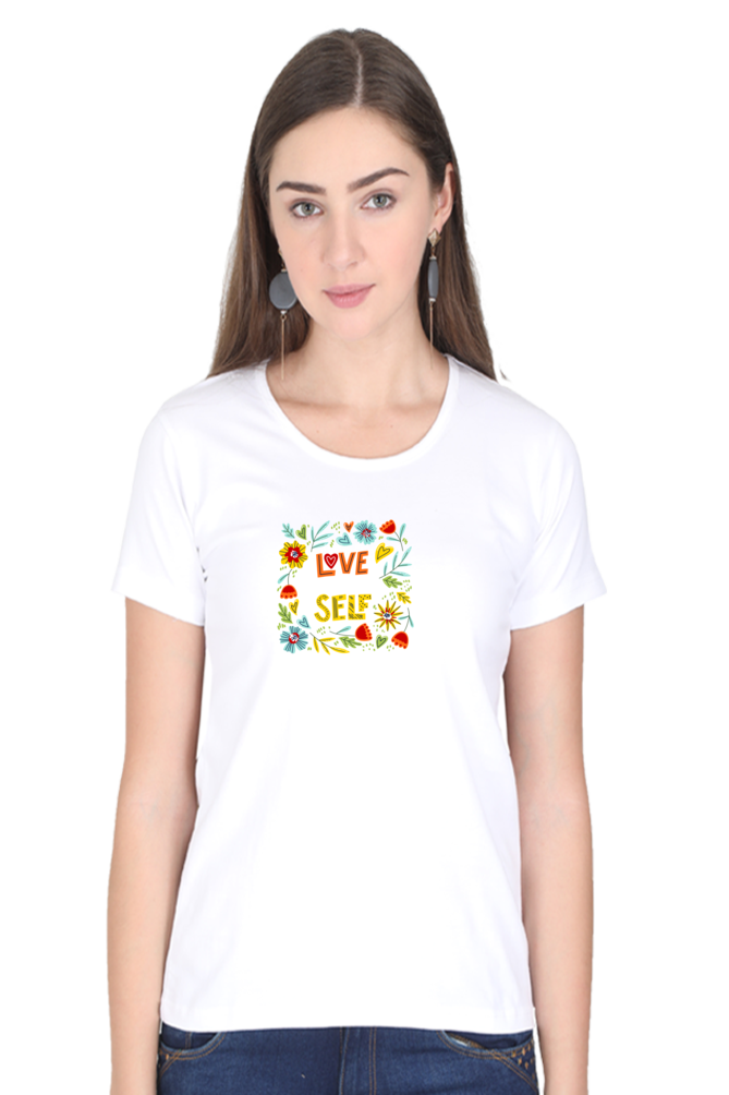 Women Graphic T-Shirt - Love Yourself ❤️