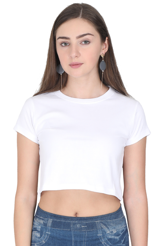 Women Crop T-Shirt - Half Sleeve