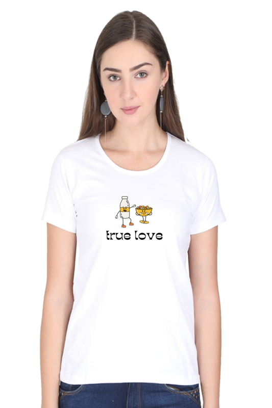 Women Graphic T-Shirt - True Love Drink