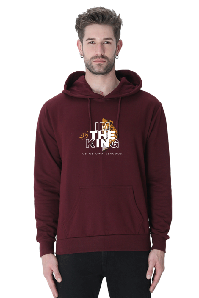 Men's Graphic Hoodie - I AM THE KING ♚