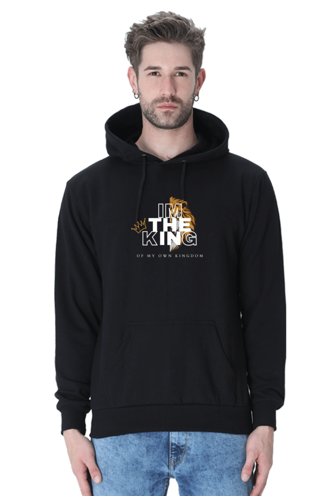Men's Graphic Hoodie - I AM THE KING ♚