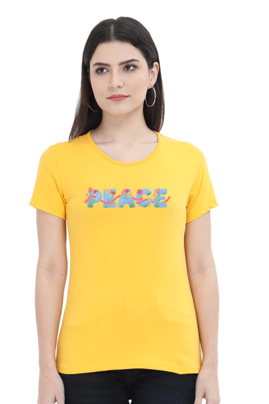 Women Graphic T-Shirt - PEACE ✌️