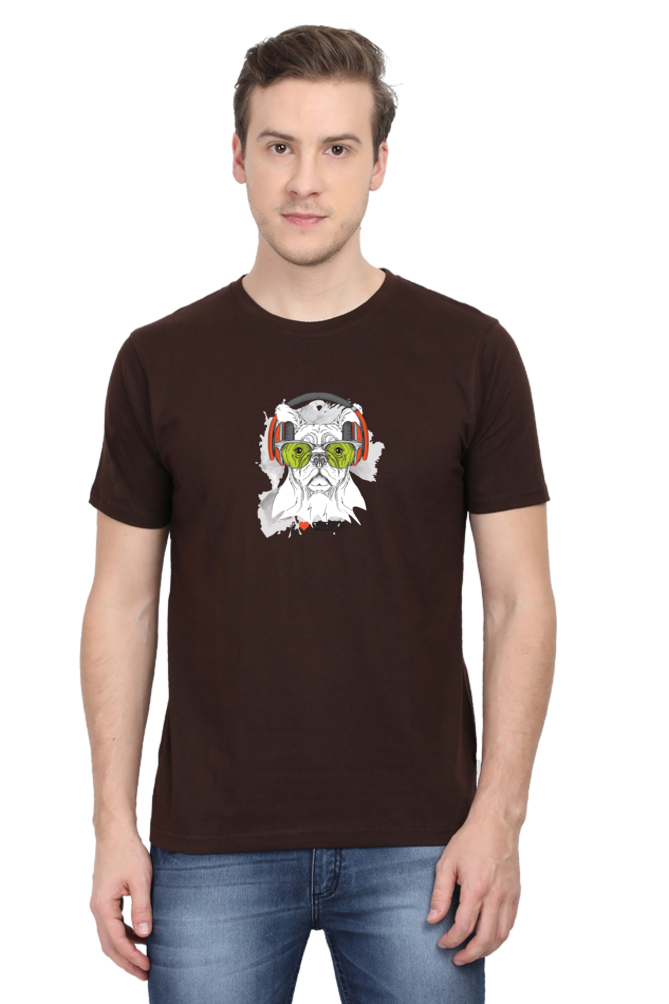 DOG Graphic T-Shirt - I ❤️ Music
