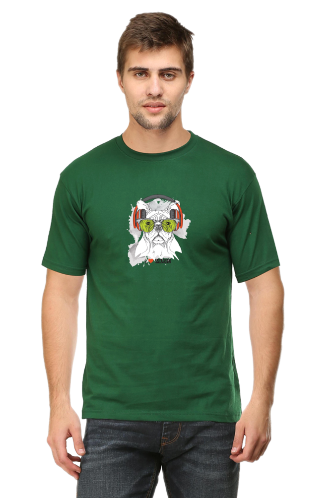 DOG Graphic T-Shirt - I ❤️ Music