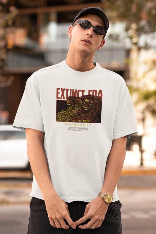 Oversized Graphic T-Shirt - EXTINGERA
