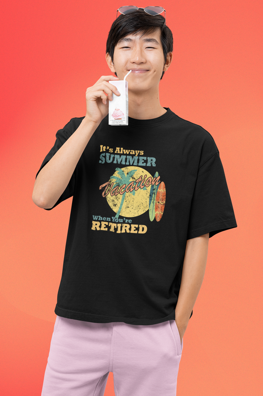 Oversized Graphic T-Shirt - It's Summer